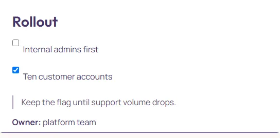 A pasted Markdown snippet rendered as a heading, a task list, a blockquote and a bold label.